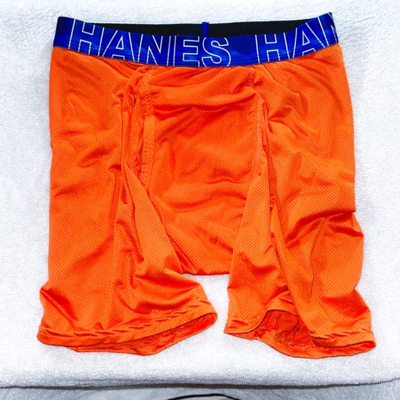 Hanes Orange Boxer Brief S - Picture 2 of 4